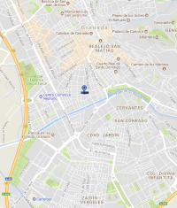 スペイン語留学：Enforexグラナダ校地図 