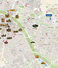 スペイン語留学：Enforexバレンシア校地図 